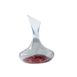 Üzüm Motifli Cam Karaf - Sürahi , Bordo 