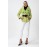 Neon Yeşil Milano Model Kaşmir Kaban