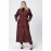 Ara Beden - Oversize  Trençkot - Uzun Ekoseli, Düğmeli Curve Yağmurluk